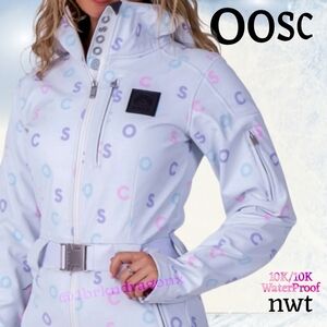 Colorful Pastel OOSC Unisex Ski Suit One-Piece Snow Winter Insulated Waterproof